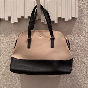 Kate Spade Black and Cream Women's Bag